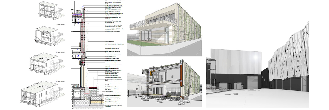 Render e scheda progetto dell'impianto Forsu.