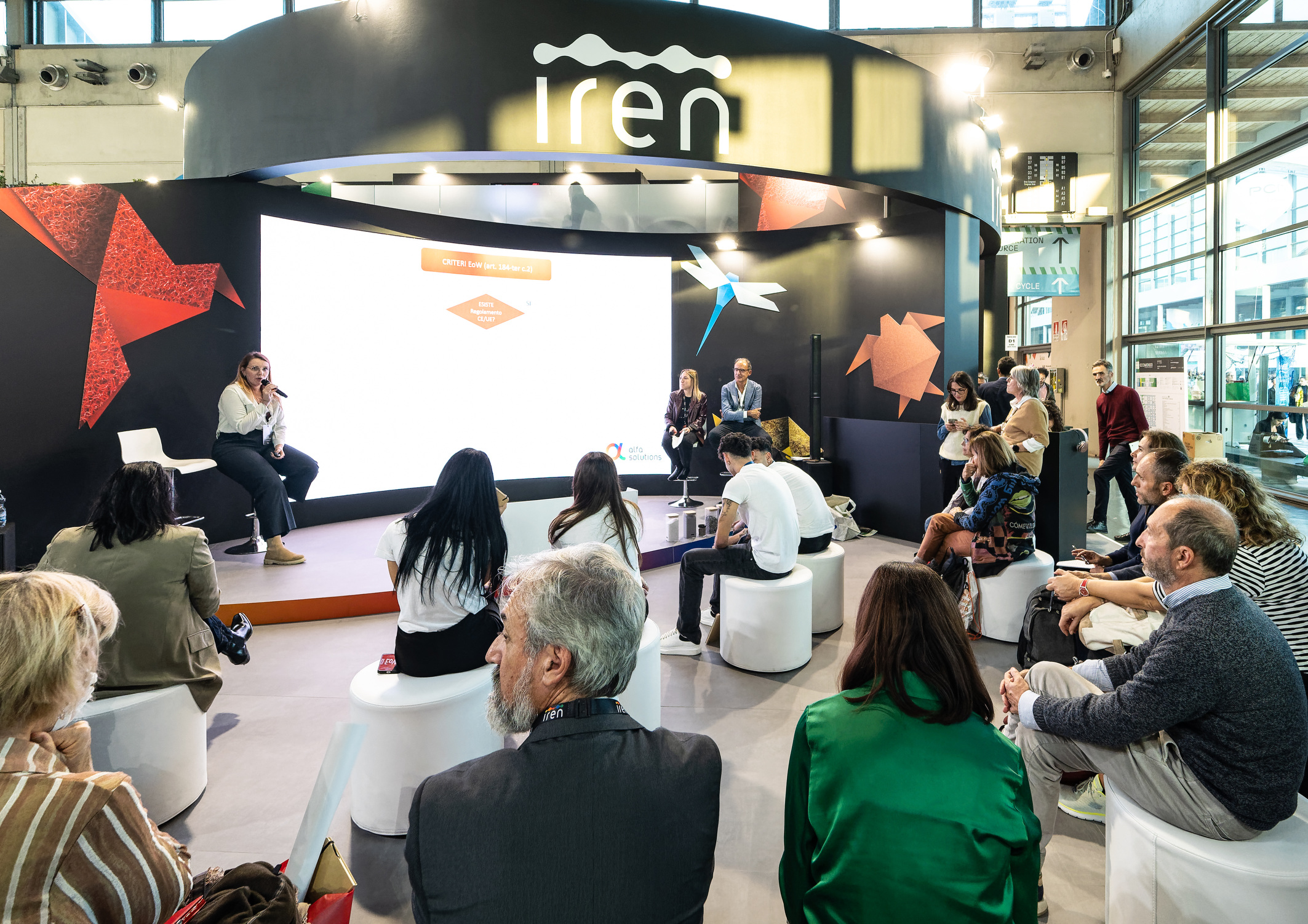 foto a Ecomondo 2025 - convegno Alfa Solutions