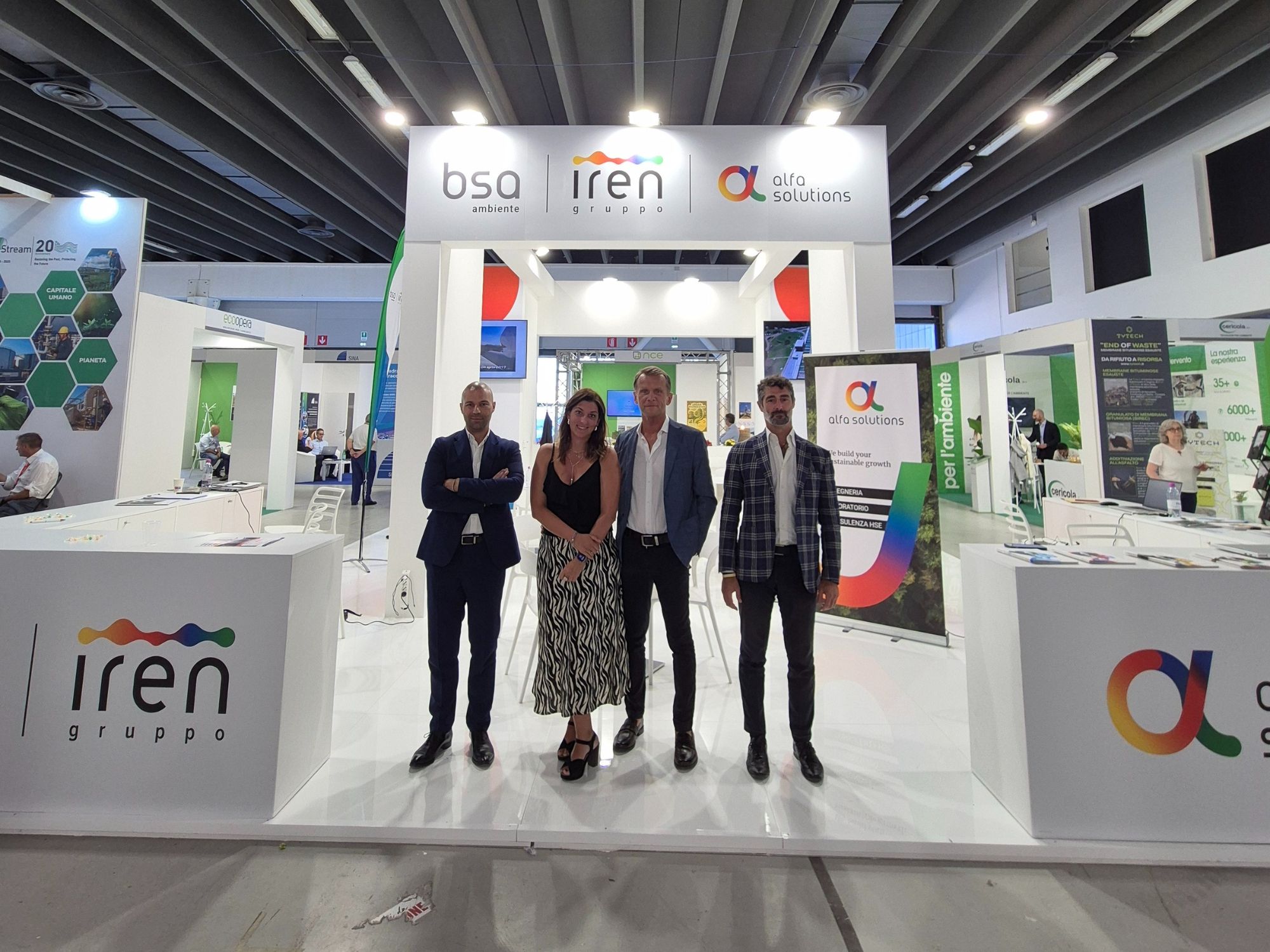 foto al Remtech Expo 2025 - Collaborazione Alfa Solutions e BSA